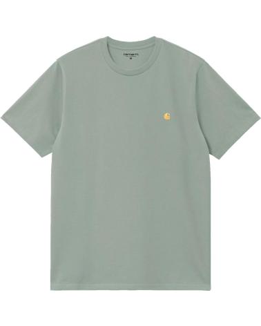 CARHARTT CAMISETA S-S CHASE T-SHIRT FROSTED GREEN-GOLD