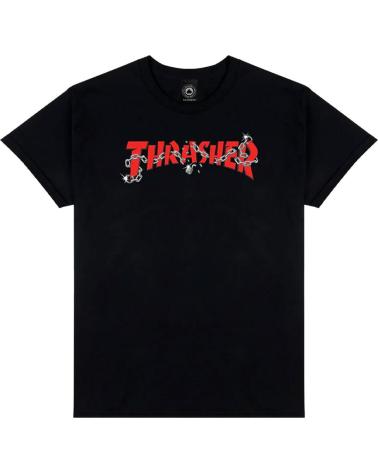 THRASHER CAMISETA CHAINS BY DANIEL SHEPARD TEE BLACK