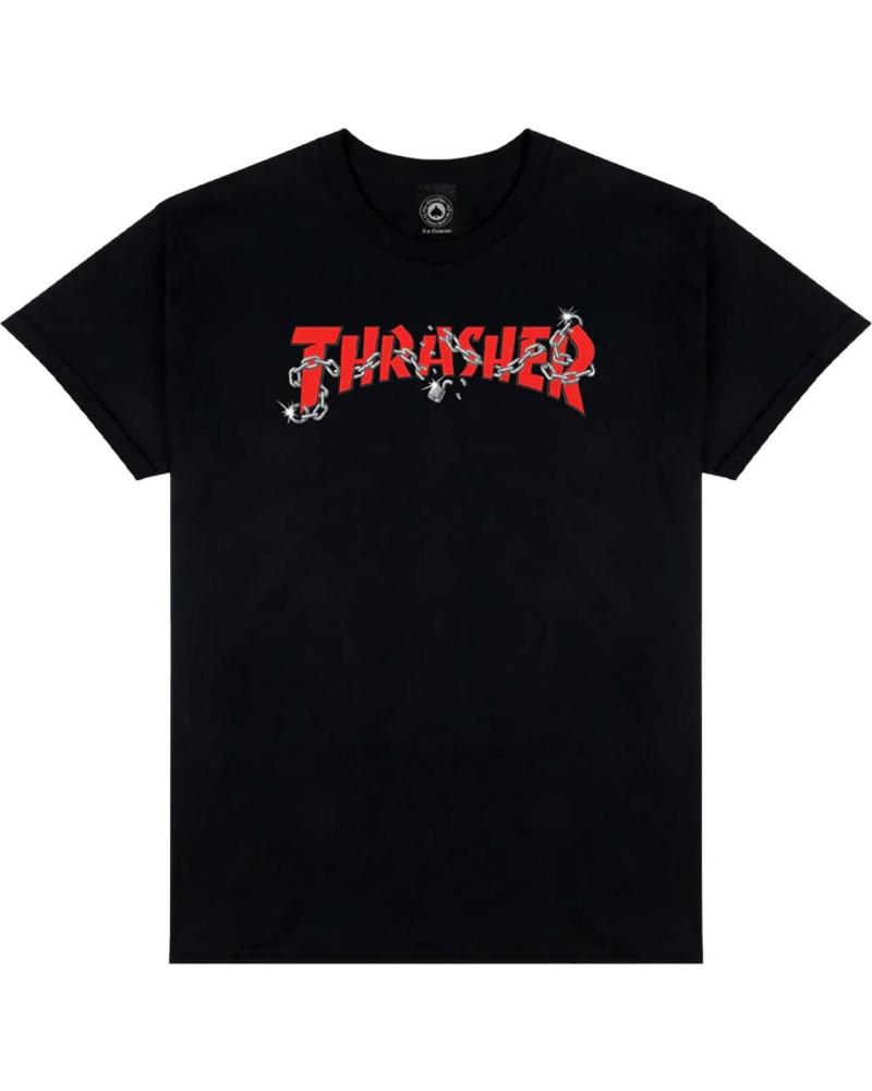 THRASHER CAMISETA CHAINS BY DANIEL SHEPARD TEE BLACK
