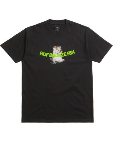 HUF CAMISETA HANG IN THERE TEE BLACK