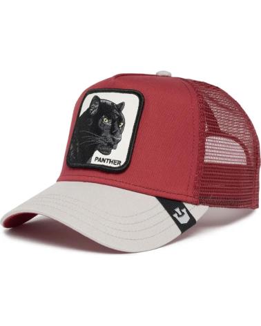 CAPPELLINO TRUCKER GOORIN BROS ANIMAL FARM 'THE PANTHER' GRANATA E GRIGIO