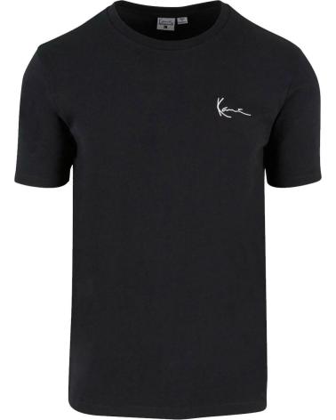 KARL KANI CAMISETA SMALL SIGNATURE FITTED TEE BLACK