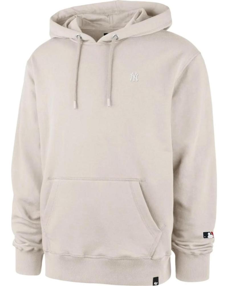 47 BRAND SUDADERA MLB NEW YORK YANKEES BASE RUNNER BEIGE BONE