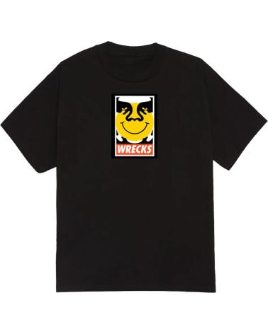OBEY CAMISETA X WRECKS CLASSIC T-SHIRT BLACK