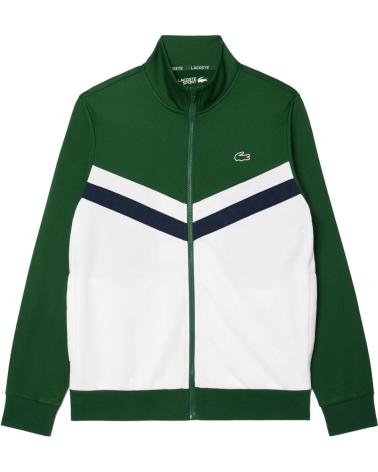 LACOSTE TENNIS ZIP REGULAR FIT SWEATSHIRT GRÜN