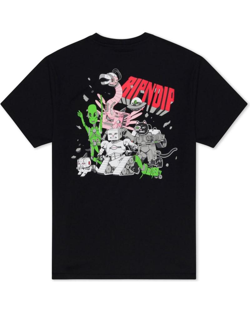 T-SHIRT RIPNDIP TOMORROWLAND NOIR