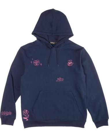 AND FEELINGS SUDADERA ANDFEELINGS BANKS CUSTOM HOODIE NAVY