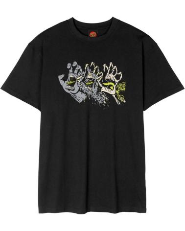 SANTA CRUZ CAMISETA EVOLVED HAND FRONT T-SHIRT NEGRO BLACK