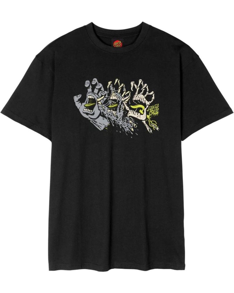 SANTA CRUZ CAMISETA EVOLVED HAND FRONT T-SHIRT NEGRO BLACK