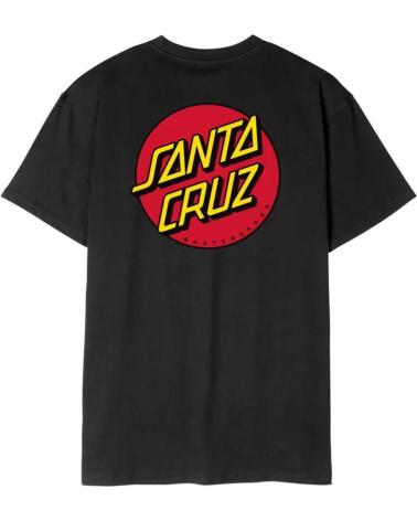 SANTA CRUZ CAMISETA CLASSIC DOT CHEST NEGRO BLACK