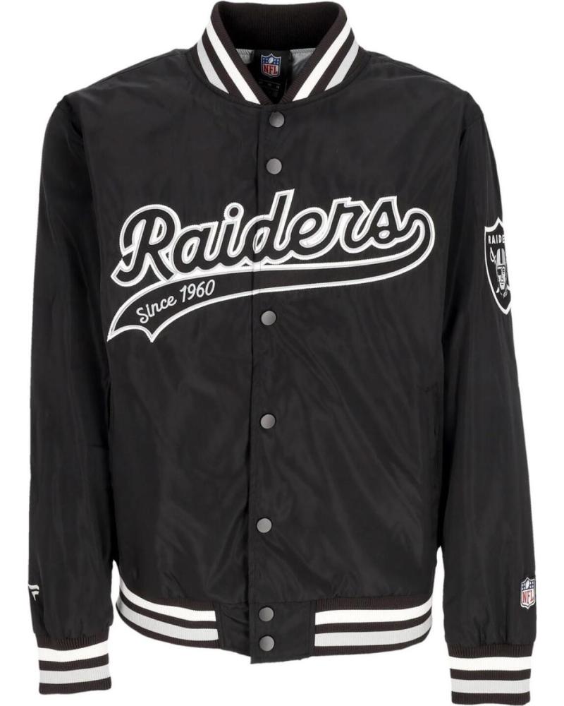 FANATICS CHAQUETA SATEEN JACKET LOS ANGELES RAIDERS NFL NEGRO BLACK