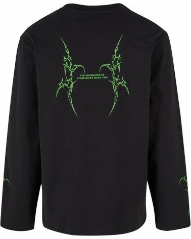 KARL KANI CAMISETA SMALL SIGNATURE TRIBAL LS NEGRO BLACK