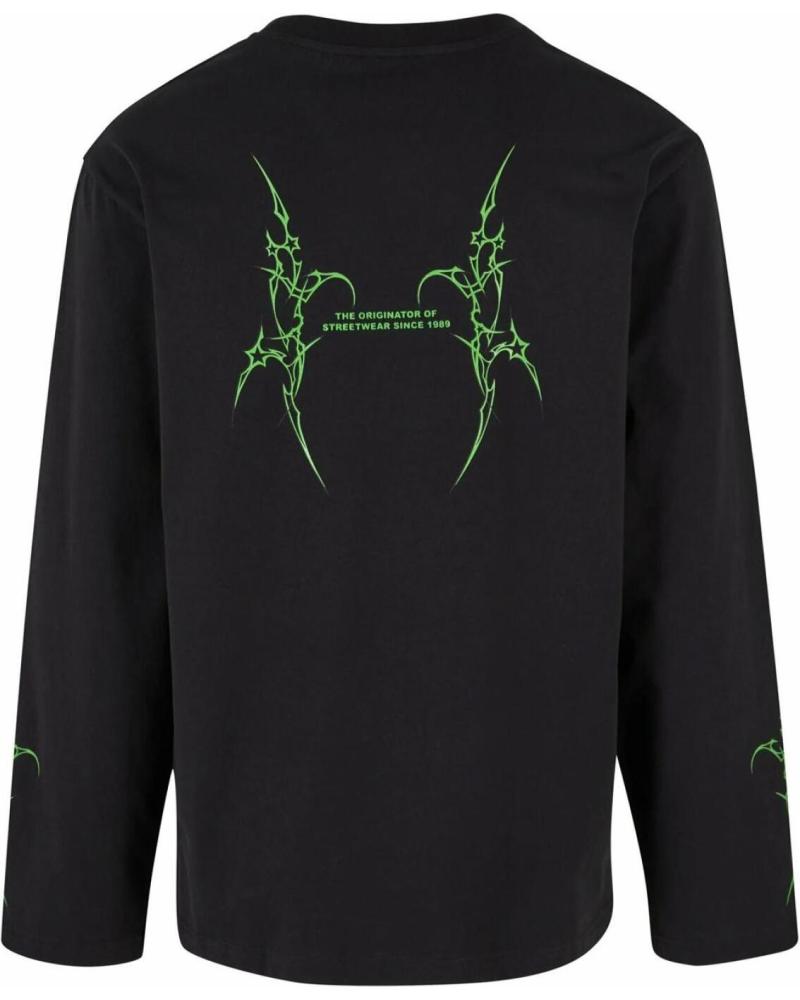 KARL KANI CAMISETA SMALL SIGNATURE TRIBAL LS NEGRO BLACK
