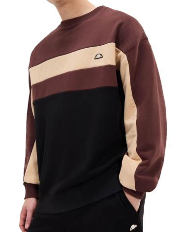 ELLESSE MOLETOM ANDORA MARROM PRETO