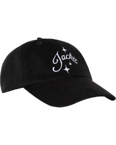 JACKER GORRA VACATION CORDUROY CAP NEGRO BLACK