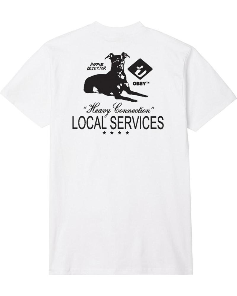 OBEY CAMISETA HEAVY CONNECTION WHITE