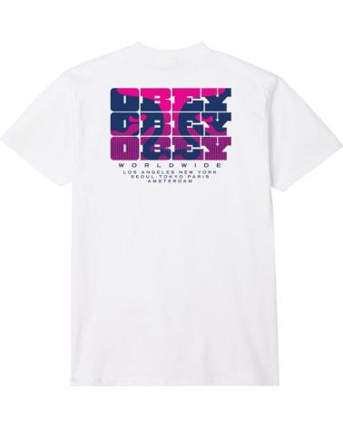 OBEY CAMISETA BRICK BY BRICK WHITE