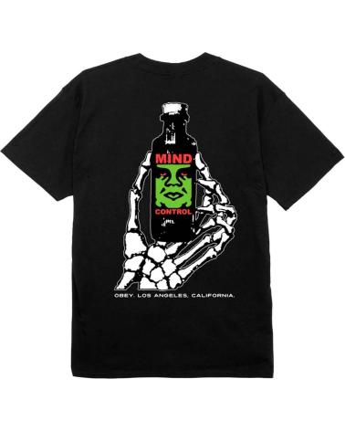 OBEY CAMISETA MIND CONTROL BLACK