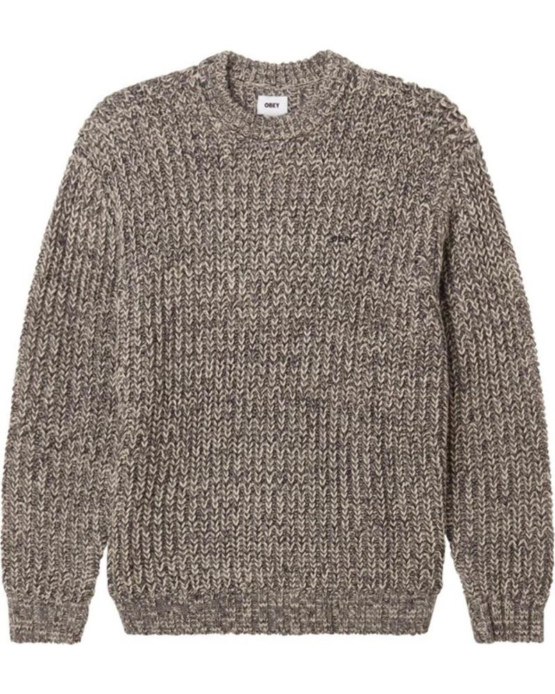 OBEY JERSEY ANTHONY SWEATER CHARCOAL MULTI
