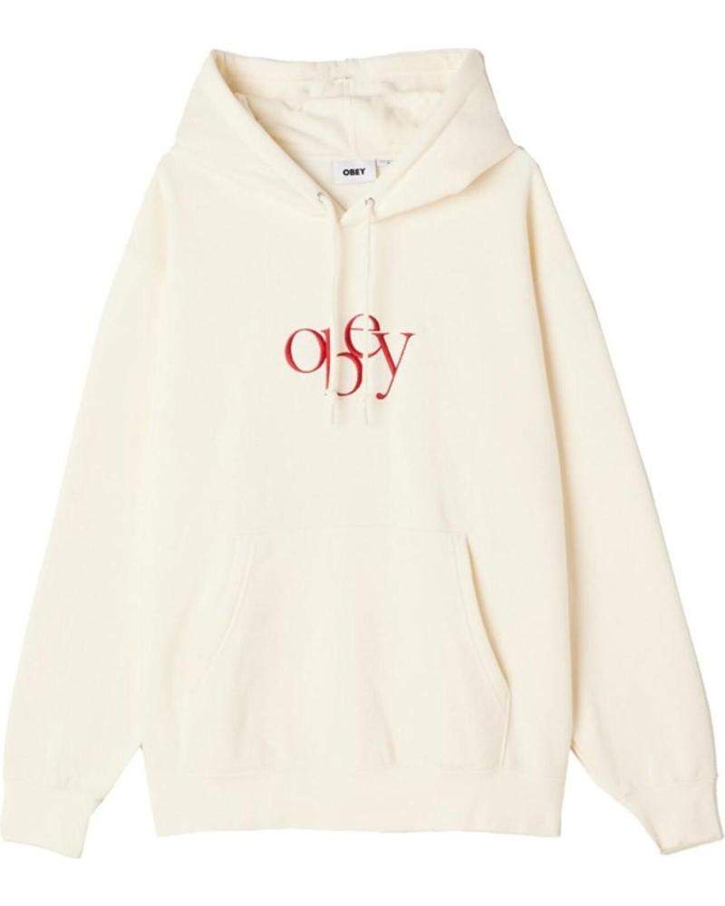 MOLETOM COM CAPUZ OBEY CONTINENT HOOD NÃO BRANQUEADO