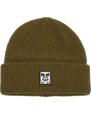 OBEY MID ICON PATCH CUFF BEANIE MÜTZE DULL ARMY