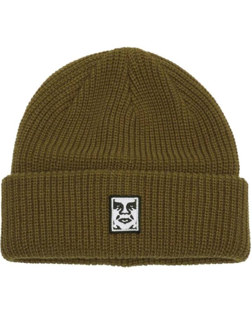 GORRO BEANIE OBEY MID ICON PATCH CUFF DULL ARMY
