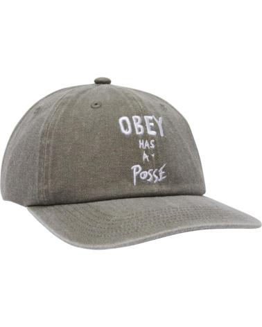 OBEY GORRA PIGMENT POSSE 6 PANEL SNAPBACK PIGMENT OLIVE