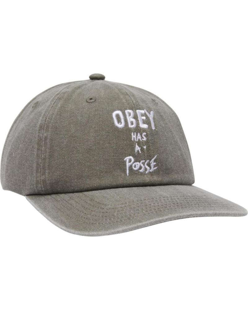 OBEY GORRA PIGMENT POSSE 6 PANEL SNAPBACK PIGMENT OLIVE