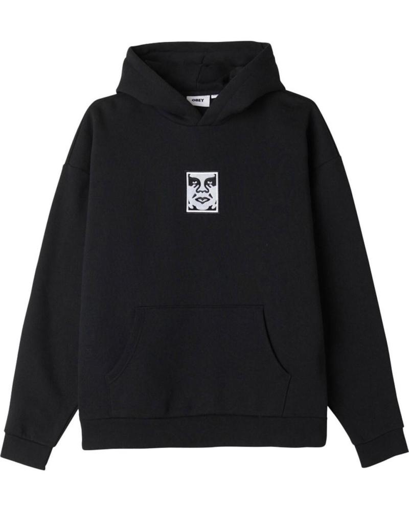 MOLETOM COM CAPUZ OBEY ICON EXTRA HEAVY HOOD II PRETO