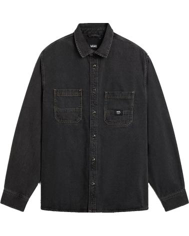 VANS OFF THE WALL CAMISA VANS STEVENS DENIM LS WOVEN PAVEMENT WASHED BLACK