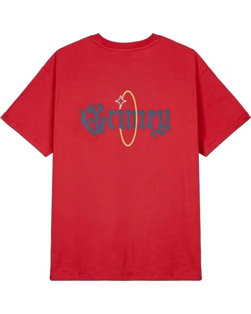 GRIMEY KURZARM-T-SHIRT SAOIRSE REGULAR TEE 072-8064 ROT