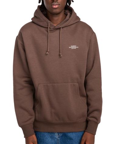 ELEMENT SUDADERA CORNELL SKATE CO PO MARRON BROWN