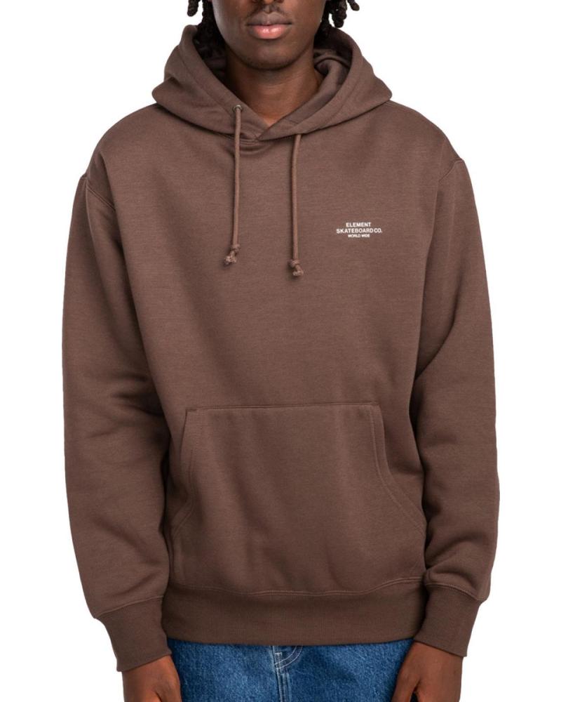 ELEMENT SUDADERA CORNELL SKATE CO PO MARRON BROWN