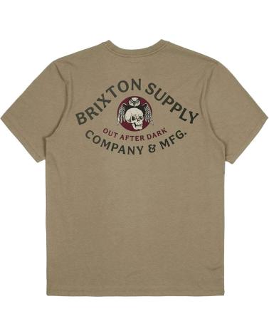 BRIXTON CAMISETA POTION S-S OATMEAL