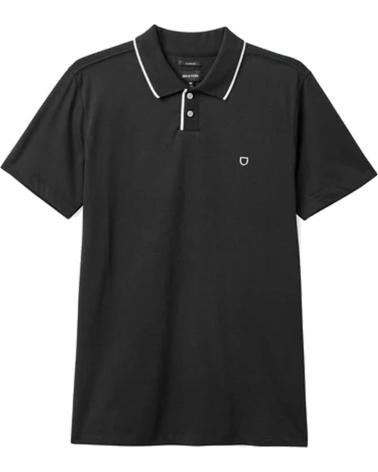 BRIXTON POLO MOD FLEX S-S BLACK