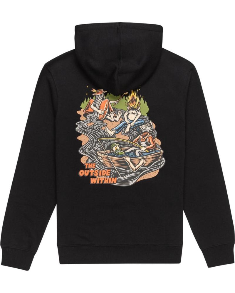 ELEMENT SUDADERA CON CAPUCHA THE GATHERING HOOD FLINT BLACK