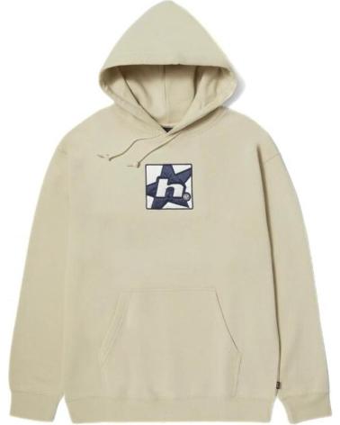 HUF SUDADERA H STAR PULLOVER HOODIE GRIS STONE