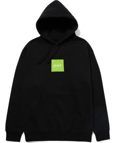 HUF SUDADERA SET BOX PULLOVER HOODIE NEGRO BLACK