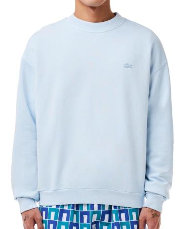LACOSTE SUDADERA JOGGER LOOSE FIT CON TINTE NATURAL AZUL