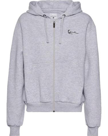 KARL KANI SUDADERA CHEST SIGNATURE ESSENTIAL ZIP HOODIE ASH GREY