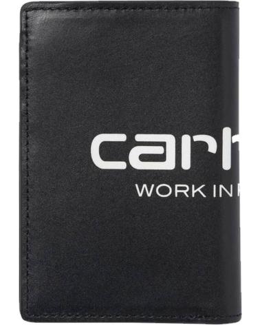 CARTERA VERTICAL DE PIEL CARHARTT VEGAS BLACK-WHITE