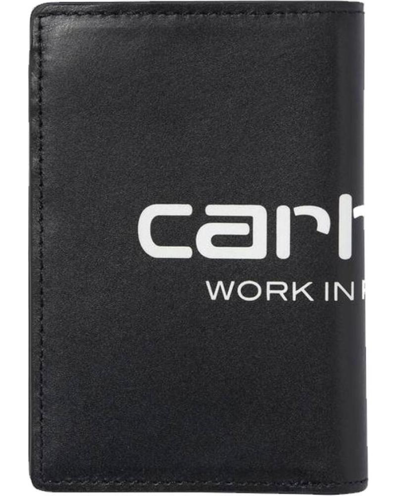 CARTERA VERTICAL DE PIEL CARHARTT VEGAS BLACK-WHITE