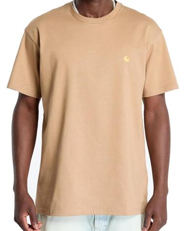 CARHARTT CHASE T-SHIRT PEANUT-GOLD