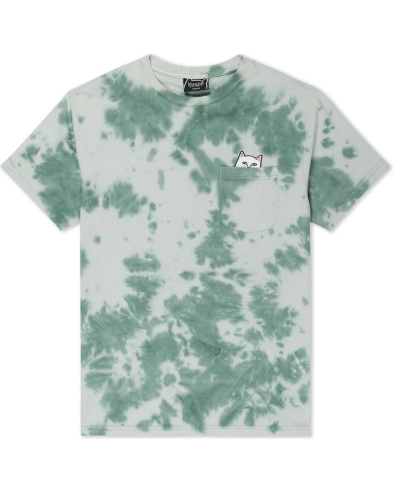 T-SHIRT RIPNDIP LORD NEMARL POCKET TEE VERT OLIVE TIE DYE