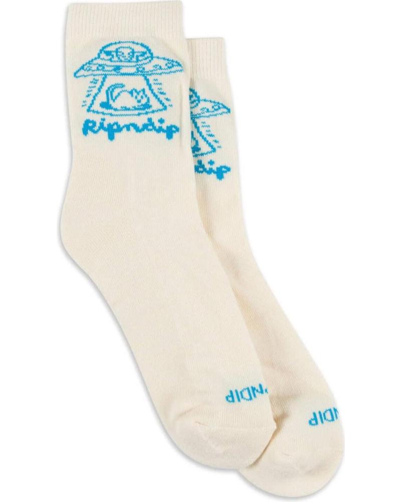 CALZINI RIPNDIP BLONDED MID SOCKS OFF WHITE