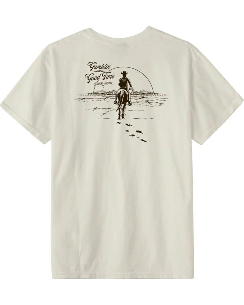DARK SEAS CAMISETA GAMBLIN PIGMENT TEES BLANCA ANTIQUE WHITE