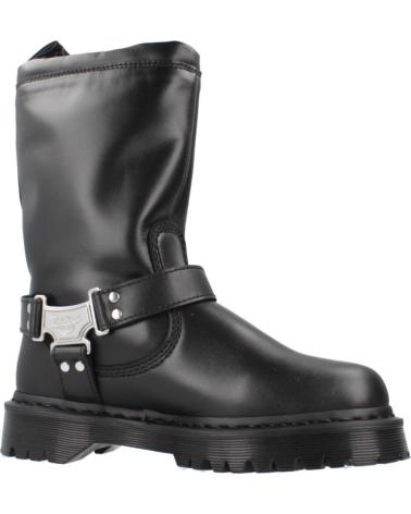 STIVALI DR. MARTENS ANISTONE HI NERI IN PELLE CON FIBBIE BLACK