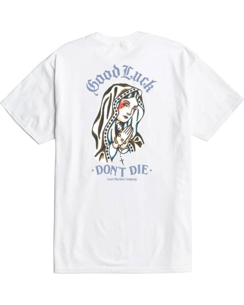 LOSER MACHINE CAMISETA FAITHFUL STOCK TEES BLANCA WHITE