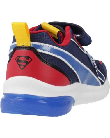 GEOX J CIBERDRON SUPERMAN LEUCHTSCHUHE BLAU ROT J56LBD C0200 C0200 BLUE-RED
