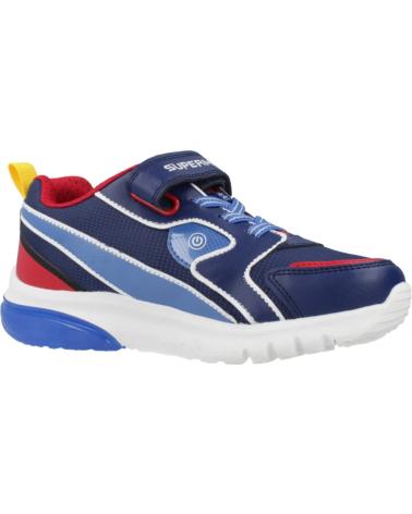 GEOX J CIBERDRON SUPERMAN LEUCHTSCHUHE BLAU ROT J56LBD C0200 C0200 BLUE-RED